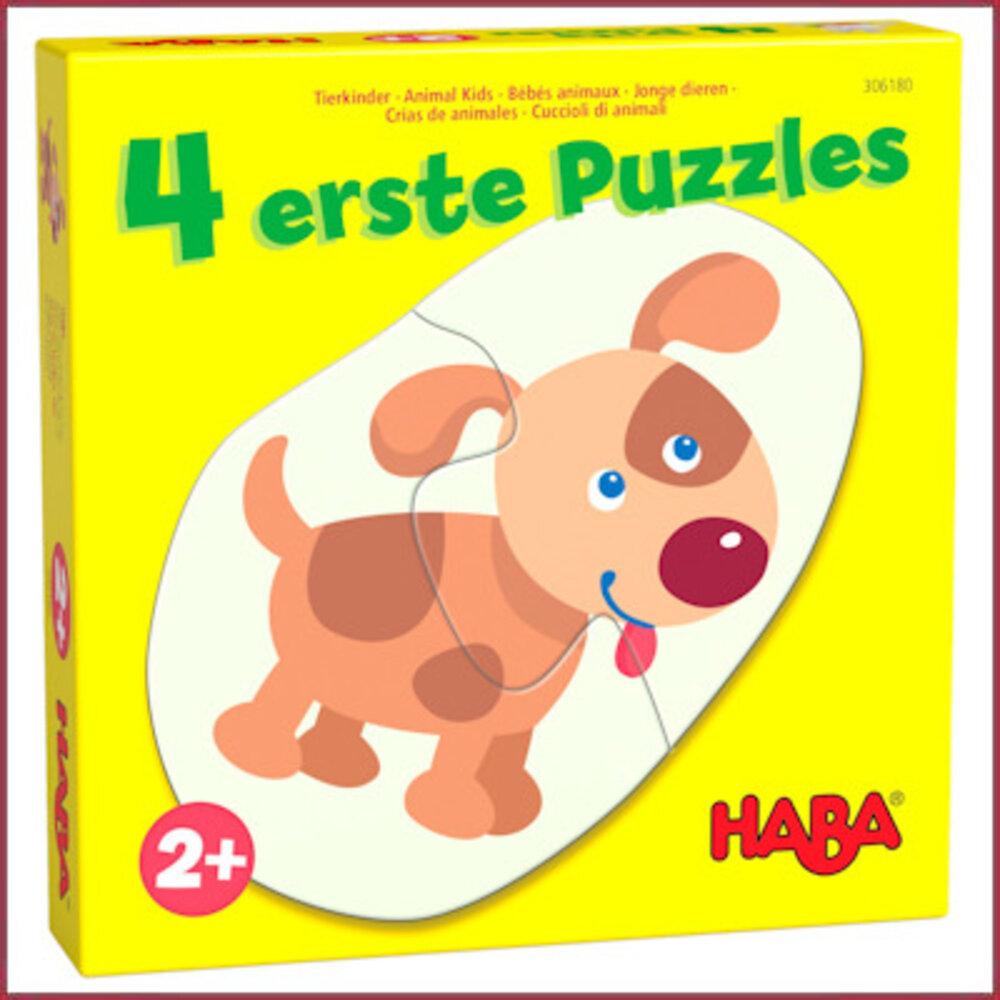 Haba 4 eerste puzzels - Jonge DIeren Haba 4 eerste puzzels - Jonge DIeren
