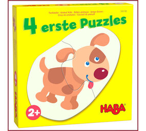 Haba 4 eerste puzzels - Jonge DIeren Haba 4 eerste puzzels - Jonge DIeren