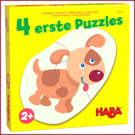 Haba 4 eerste puzzels - Jonge DIeren Haba 4 eerste puzzels - Jonge DIeren