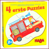 Haba 4 eerste puzzels - Hulpvoertuigen
