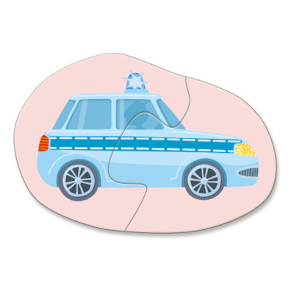 Haba 4 eerste puzzels - Hulpvoertuigen