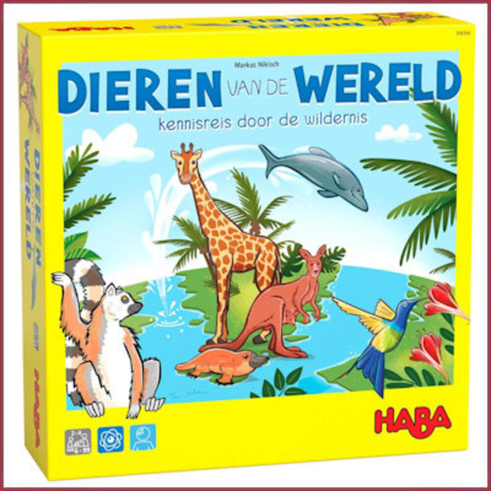 Haba Spel Dieren van de wereld Haba Spel Dieren van de wereld