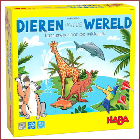 Haba Spel Dieren van de wereld Haba Spel Dieren van de wereld