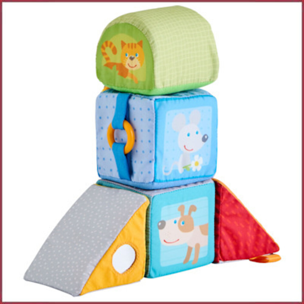 Haba Ontdekkersblokken Beestachtig geometrisch Haba Ontdekkersblokken Beestachtig geometrisch