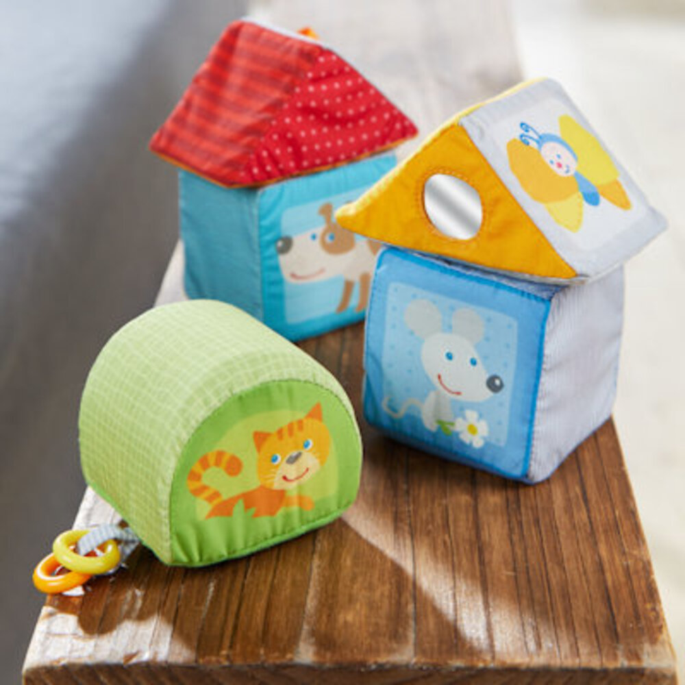 Haba Ontdekkersblokken Beestachtig geometrisch Haba Ontdekkersblokken Beestachtig geometrisch