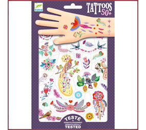 Djeco Tattoos Bright Birds