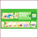 Djeco Puzzel Klein - Groot Djeco Puzzel Klein - Groot