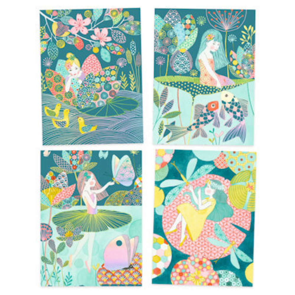 Djeco Kraskaarten - De vijver Djeco Kraskaarten - De vijver