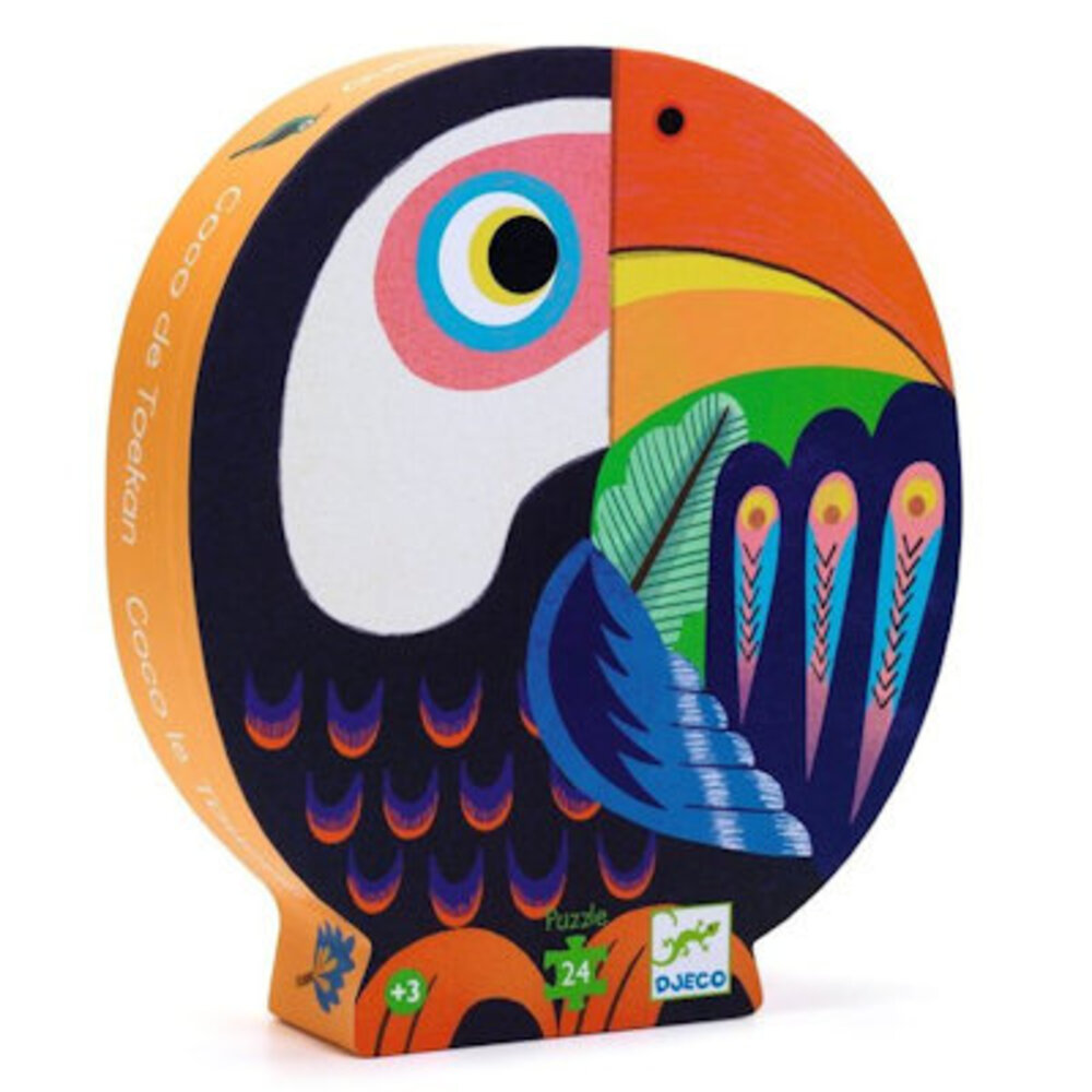 Djeco Silhouet puzzel Coco de Toekan