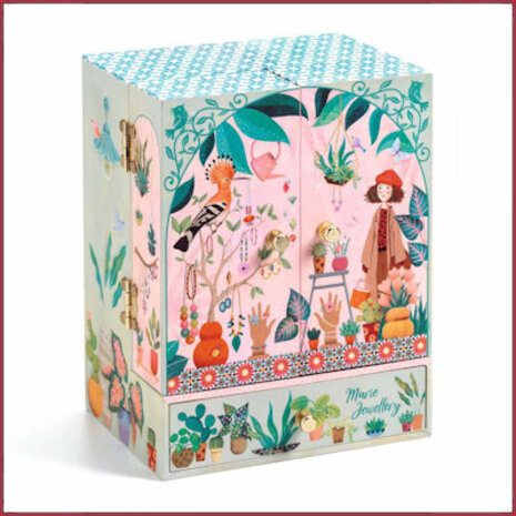 Djeco Muziek/juwelen doosje De geheime tuin Djeco Muziek/juwelen doosje De geheime tuin