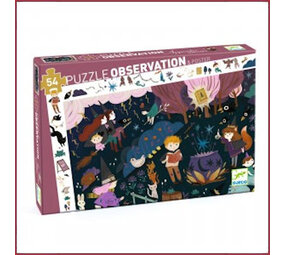 Djeco Observatie puzzel De tovenaarsleerling 54 st