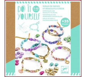 Djeco Knutseldoos Papieren kralen maken Chiques