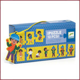 Djeco Puzzel Aankleden in de winter Djeco Puzzel Aankleden in de winter