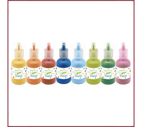 Djeco Verf voor de kleintjes - 8 flesjes Djeco Verf voor de kleintjes - 8 flesjes