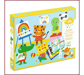 Djeco Knutseldoos Collages voor de kleinsten