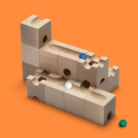 Cuboro Cuboro uitbreidingsset Trick 16 elementen Cuboro Cuboro uitbreidingsset Trick 16 elementen