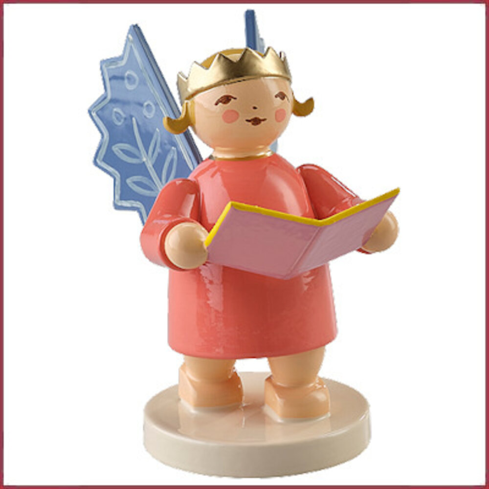 Wendt & Kühn Gekroond Engeltje met Boek Wendt & Kühn Gekroond Engeltje met Boek