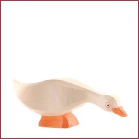 Ostheimer Gans, kop omlaag Ostheimer Gans, kop omlaag