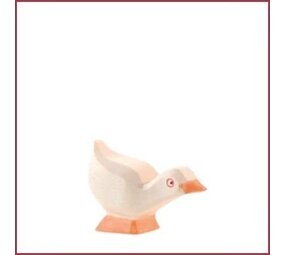 Ostheimer Ganzenkuiken, kop omlaag Ostheimer Ganzenkuiken, kop omlaag