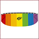 Vlieger Stunt foil comet 1.4 Rainbow Vlieger Stunt foil comet 1.4 Rainbow