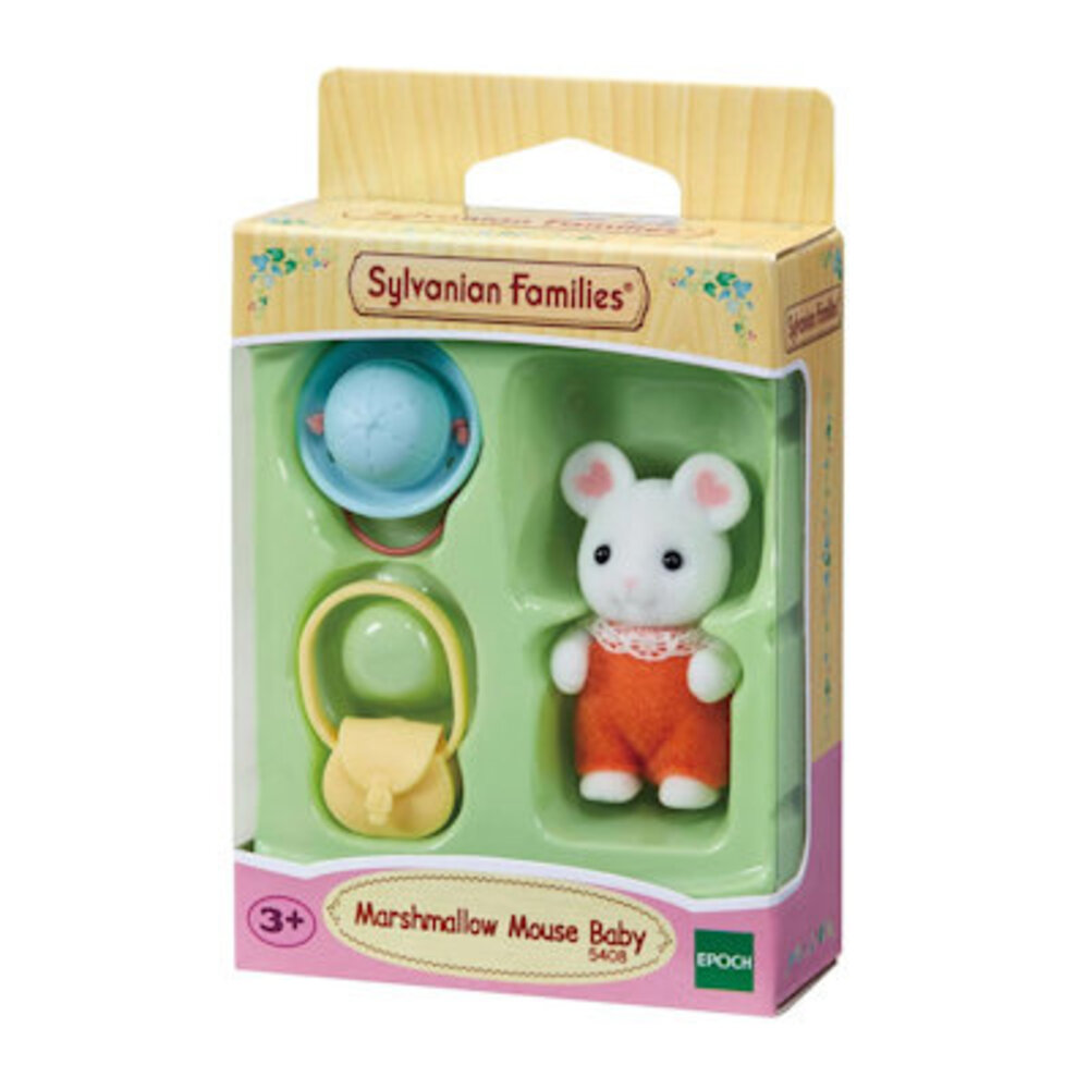 Sylvanian Families Baby Marshmallow muis Sylvanian Families Baby Marshmallow muis