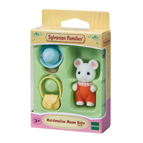 Sylvanian Families Baby Marshmallow muis Sylvanian Families Baby Marshmallow muis