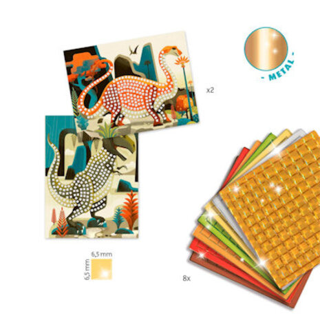 Djeco Knutselset Mozaïek Dinosaurussen