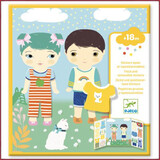 Djeco Knutselset creatief met stickers - Kleding