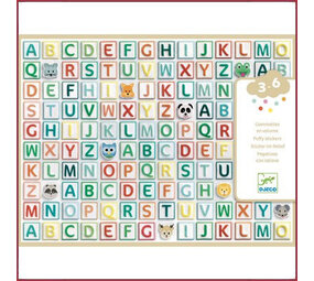 Djeco 3D stickers Alfabet