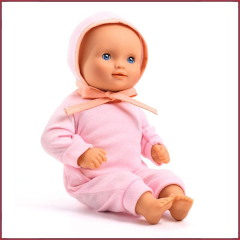 Djeco Pomea Babypopje Lilas Rose 32 cm