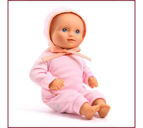 Djeco Pomea Babypopje Lilas Rose 32 cm