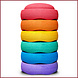 Stapelstein Stapelstein Classic Regenboog set 6 Stapelstein Stapelstein Classic Regenboog set 6