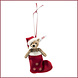 Steiff Kerstornament Teddy beer bruin 12 cm Steiff Kerstornament Teddy beer bruin 12 cm