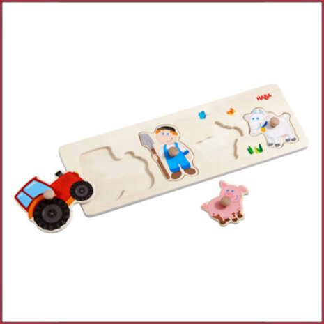 Haba Insteekpuzzel Landleven Haba Insteekpuzzel Landleven
