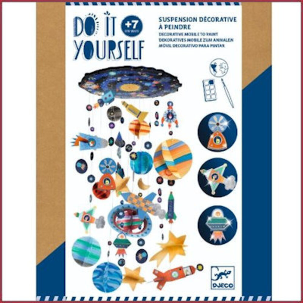 Djeco DIY - Maak je eigen Zonnestelsel-mobiel Djeco DIY - Maak je eigen Zonnestelsel-mobiel