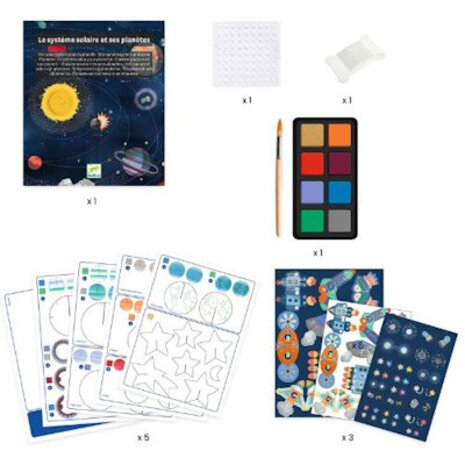 Djeco DIY - Maak je eigen Zonnestelsel-mobiel Djeco DIY - Maak je eigen Zonnestelsel-mobiel