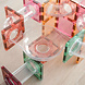 Connetix Connetix magnetische tegels Ball run pastel - 106 st Connetix Connetix magnetische tegels Ball run pastel - 106 st