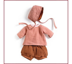 Djeco Pomea poppenkleding Peach Djeco Pomea poppenkleding Peach