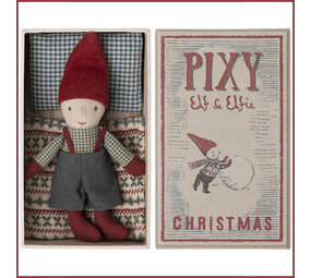 Maileg Pixie Elf in lucifersdoosje Maileg Pixie Elf in lucifersdoosje