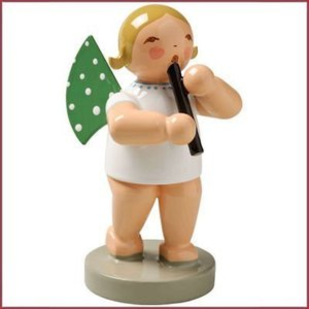 Wendt & Kühn Grunhainichense Engel met blokfluit