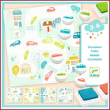 Djeco Stempelen - onderweg