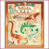 Djeco Artistic - Patchplaatjes  Dinosaurus