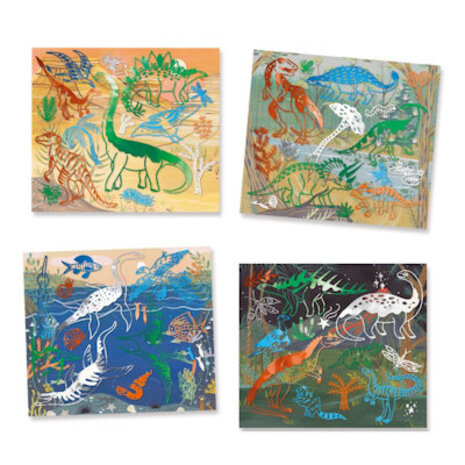 Djeco Artistic - Patchplaatjes  Dinosaurus Djeco Artistic - Patchplaatjes  Dinosaurus
