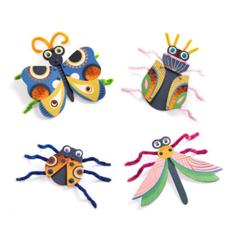Djeco Knutselset Beestjes rijgen voor kleintjes Djeco Knutselset Beestjes rijgen voor kleintjes