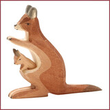 Ostheimer Kangoeroe moeder met kind