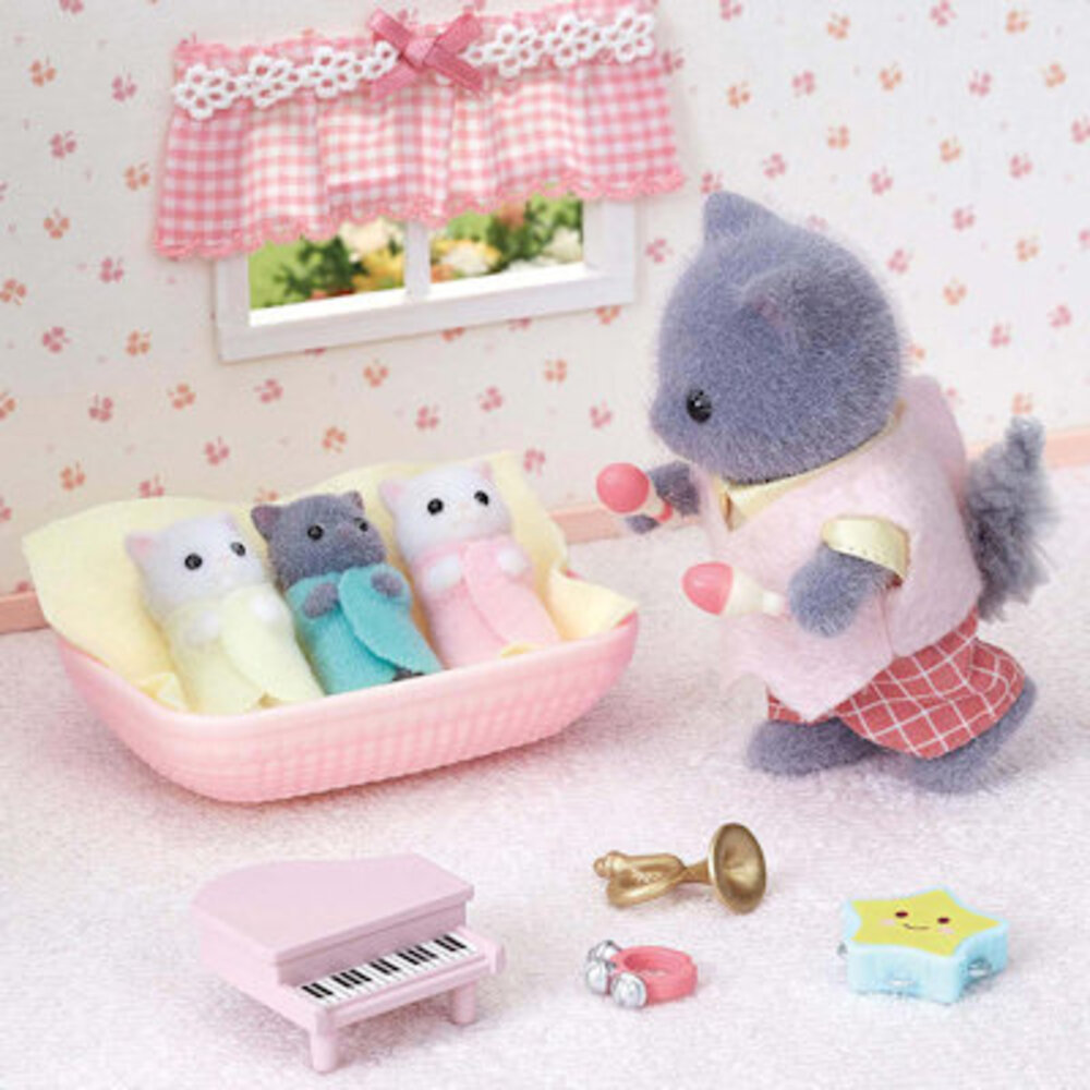 Sylvanian Families Drieling Perzische kat Sylvanian Families Drieling Perzische kat