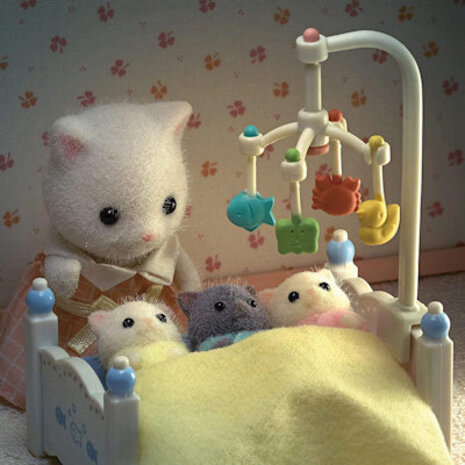 Sylvanian Families Drieling Perzische kat Sylvanian Families Drieling Perzische kat