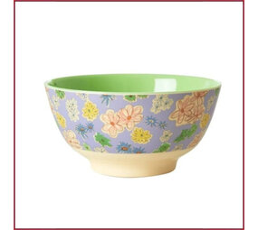Rice Rice Bowl Two Tone Medium Flower Painting print