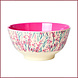 Rice Rice melamine bowl medium - Floral Field print Rice Rice melamine bowl medium - Floral Field print