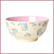 Rice Rice melamine bowl medium - Fish Cream print Rice Rice melamine bowl medium - Fish Cream print